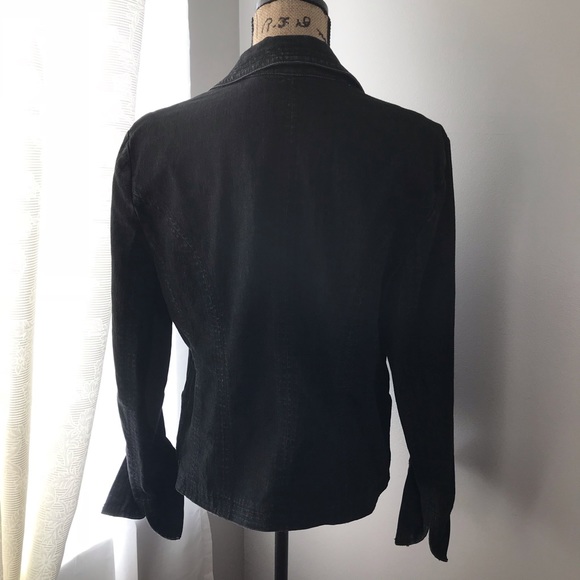 Nicole by Nicole Miller Stretch Jean Denim Jacket - Picture 4 of 7